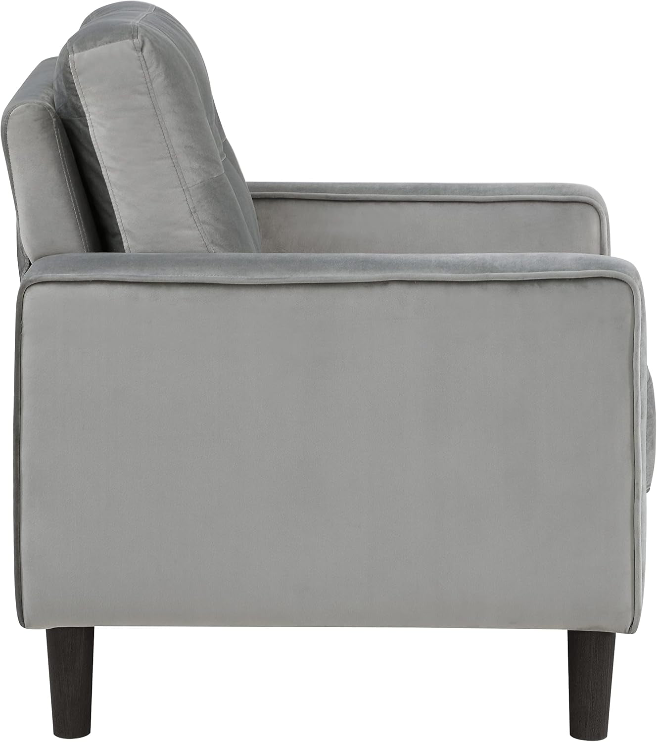 Brussels Living Room Chair, Gray