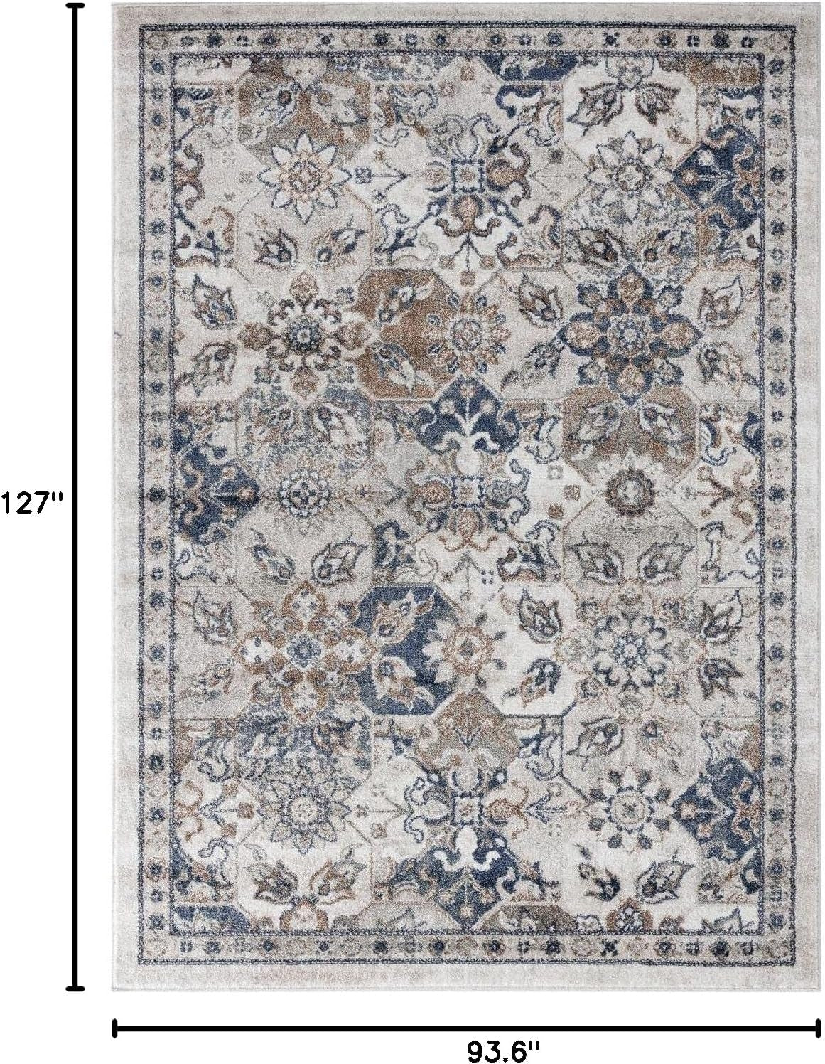 Taba Collection Oriental Premium 8X10 Area Rug 7085
