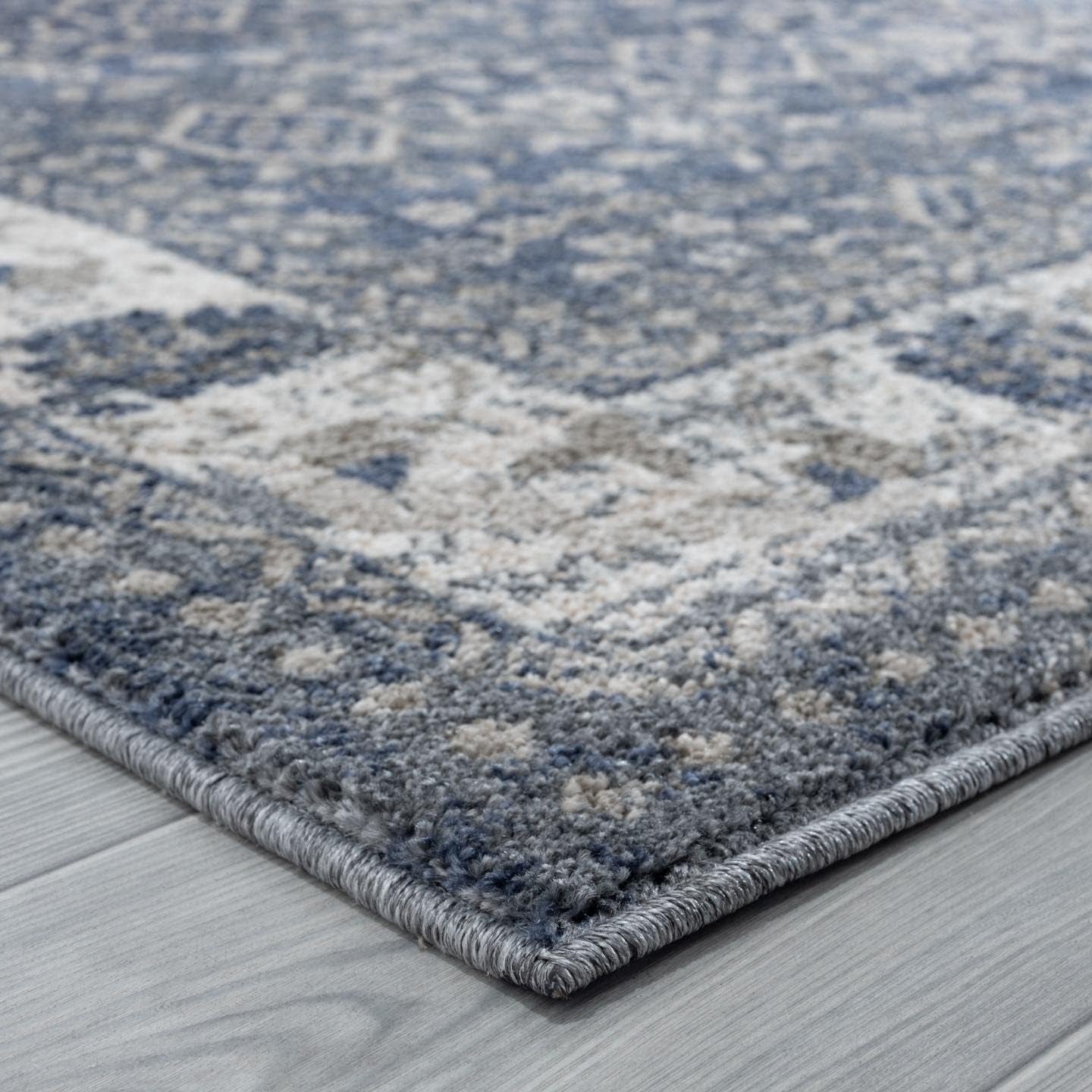 Persian Rugs Taba Collection 7081 Oriental Premium Blue 8X10 Area Rug
