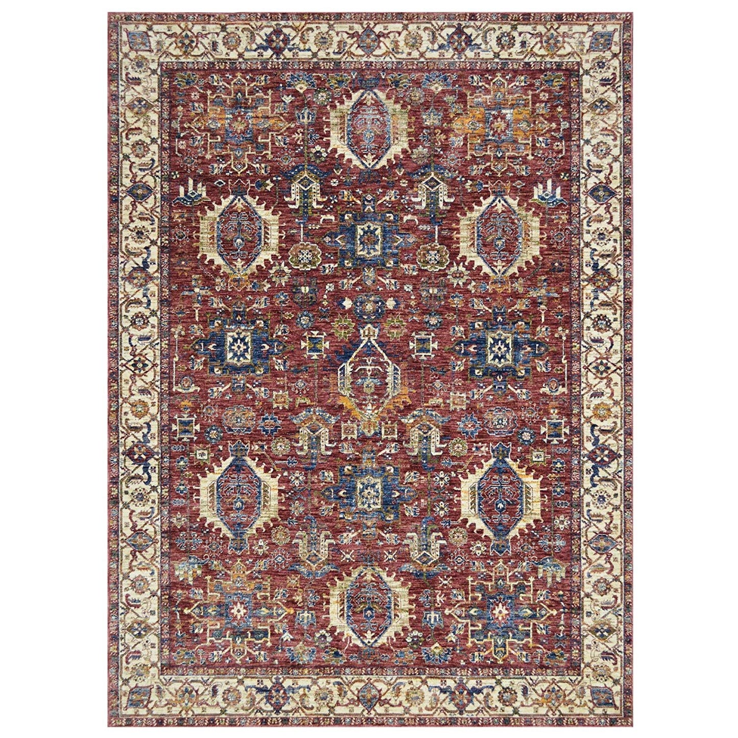 Hr-Persian Rugs/Bijar Pattern/Fashion Home Modern Vintage Rugs-Copper|(7'9"X 10')
