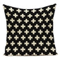 Black White Decorative Throw Pillows Case Geometric Sofa Cushion Cover Polyester Pillowcase Cover for Sofa Home Bedroom