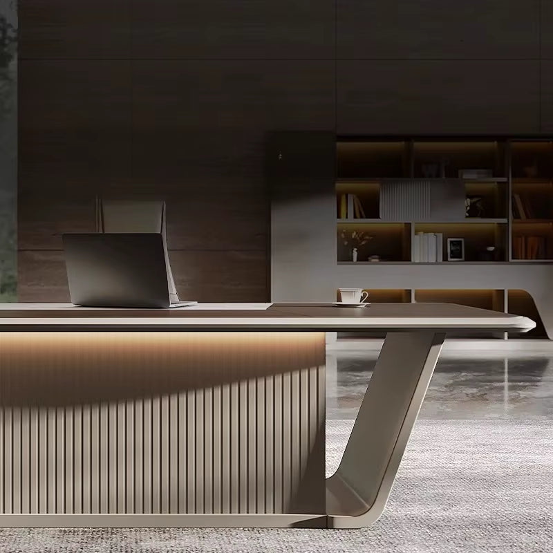 Asthetic Modern Office Desks Drawers L Shaped Adjustable Designer Electric Computer Desks Gaming Home Escritorio Furniture