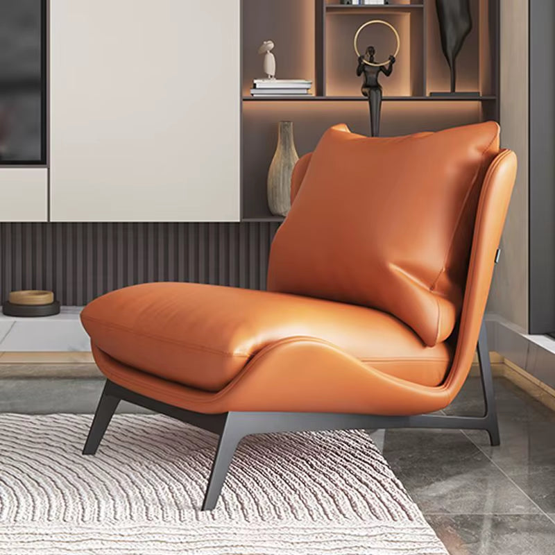 Nordic Single Sofa Chair Sofa Modern Minimalist Design Art Balcony Leisure Light Luxury Latex Internet Celebrity Style Lazy Sofa