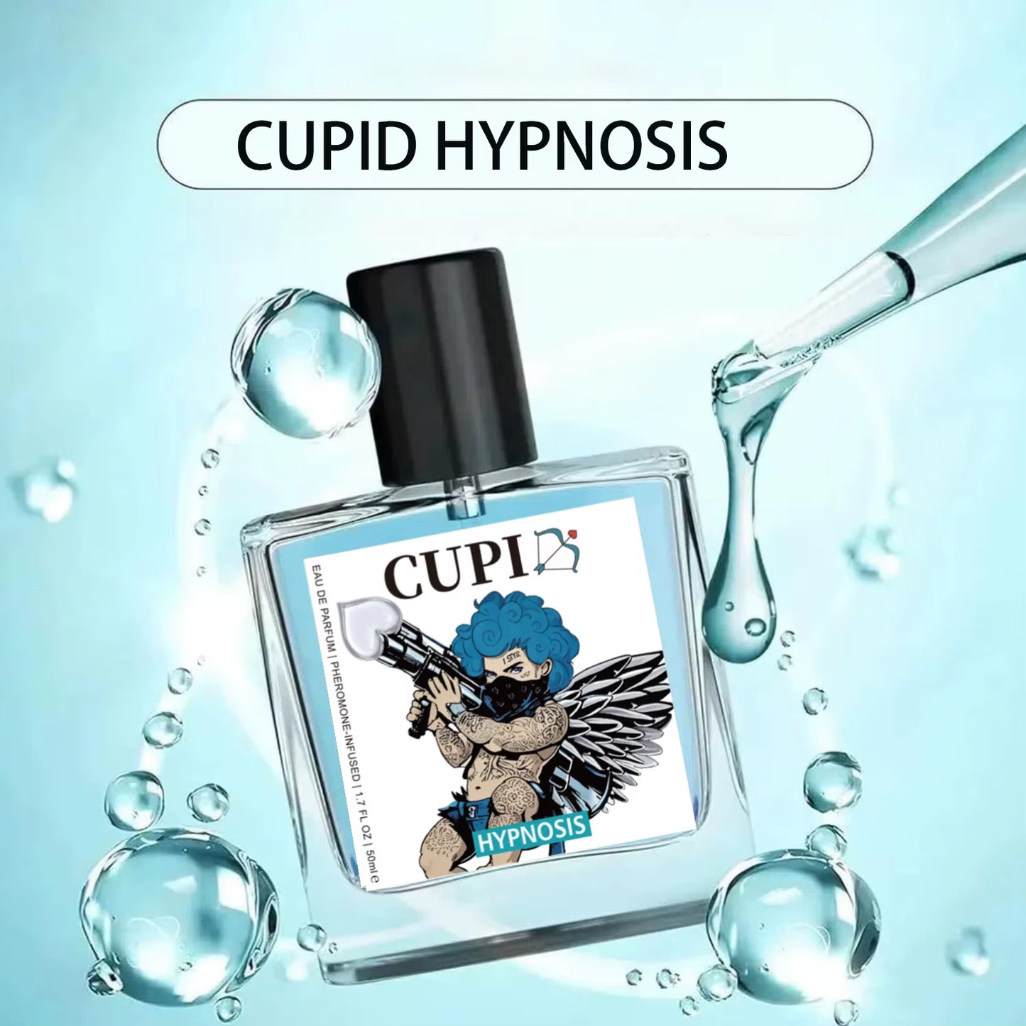 50ML Cupid Hypnosis Pheromone Perfume Long Lasting Enhances Intimacy High Quality Hombre Perfume Perfect Date Attract Women