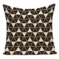 Black White Decorative Throw Pillows Case Geometric Sofa Cushion Cover Polyester Pillowcase Cover for Sofa Home Bedroom