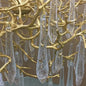 Retro Crystal LED Chandeliers Gold Luxury Lighting Illuminator for Living Room Hanging Light Fixture Kitchen Light