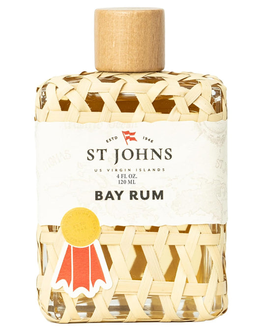 Bay Rum Aftershave and Cologne | Made with Bay Leaves from the Virgin Islands | Bay Leaf after Shave Fragrance for Men | (4 Oz Splash Bottle)