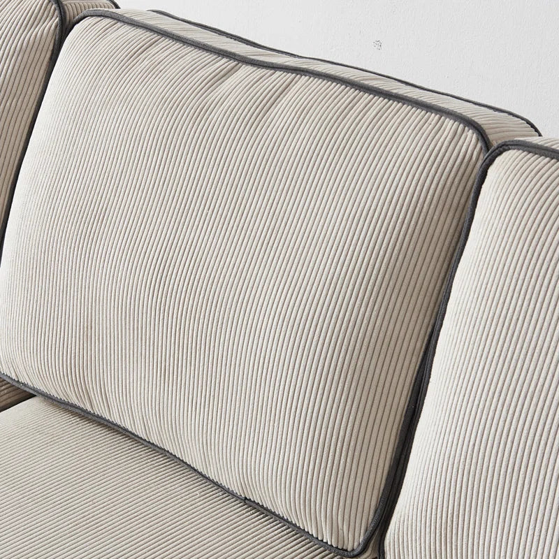 81'' Upholstered Sofa with Loveseat Storage