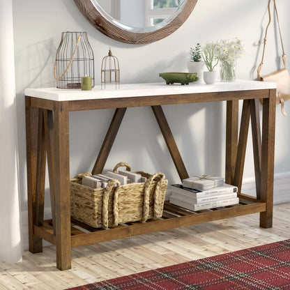 Rakira Modern Farmhouse Console Table