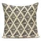 Black White Decorative Throw Pillows Case Geometric Sofa Cushion Cover Polyester Pillowcase Cover for Sofa Home Bedroom