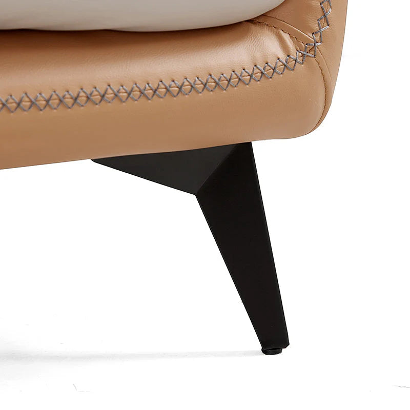 All-Leather Sectional