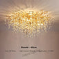 Modern Branch Crystal Chandeliers Gold Luxury Lighting Chandelier for Bedroom Dining Living Room Kitchen Light