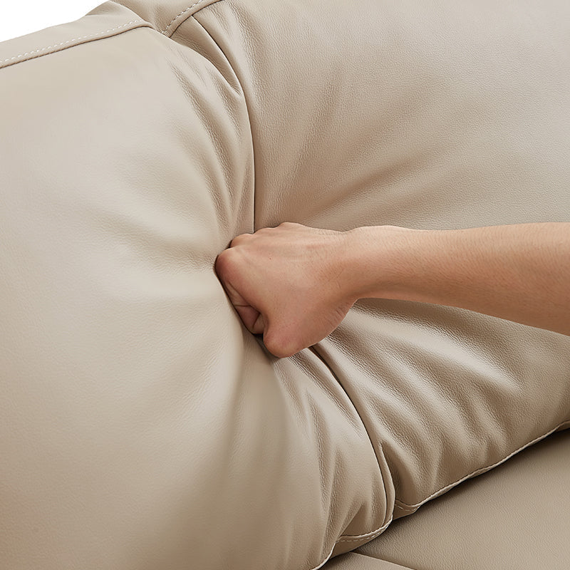 All-Leather Sectional