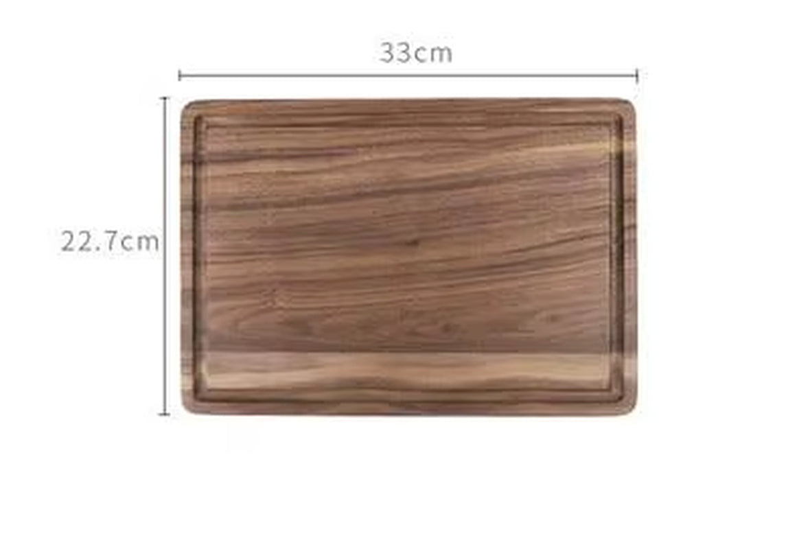 Black Walnut Wood Cutting Board Creative Whole Tray Fruit Chopping Cutting Board Wood Chopping Blocks for Kitchen