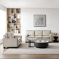 81'' Upholstered Sofa with Loveseat Storage