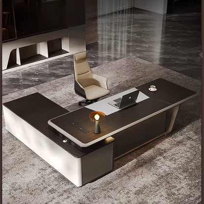 Asthetic Modern Office Desks Drawers L Shaped Adjustable Designer Electric Computer Desks Gaming Home Escritorio Furniture