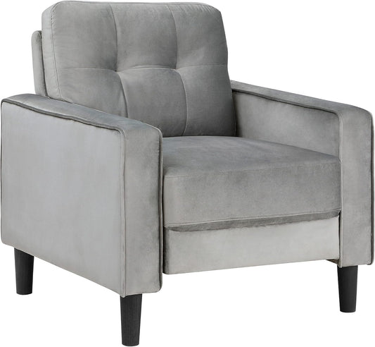 Brussels Living Room Chair, Gray