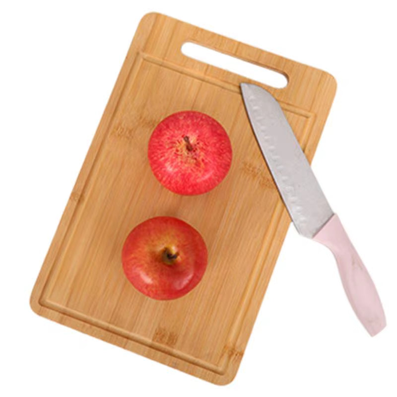 Kitchen Cutting Board Double-Sided Available Rectangular Thickened Solid Wood Cutting Board Fruit Veggies Meat Cutting Boards