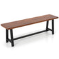 Dining Bench 2/3 Person Entryway Shoe Bench with Metal Frame