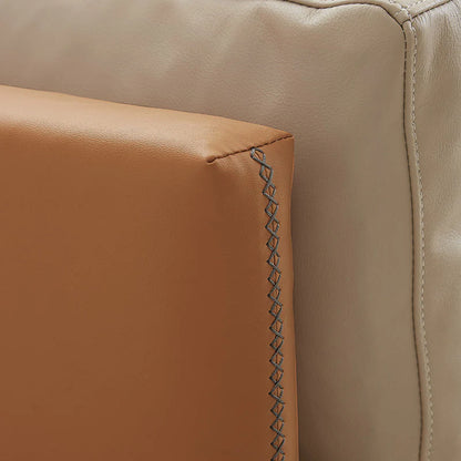 All-Leather Sectional