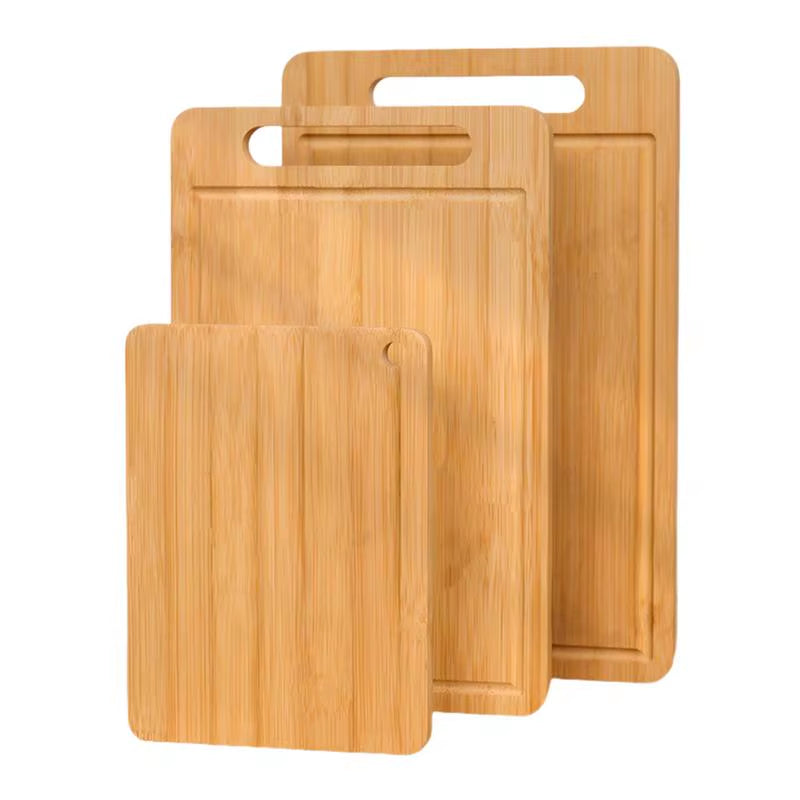 Kitchen Cutting Board Double-Sided Available Rectangular Thickened Solid Wood Cutting Board Fruit Veggies Meat Cutting Boards