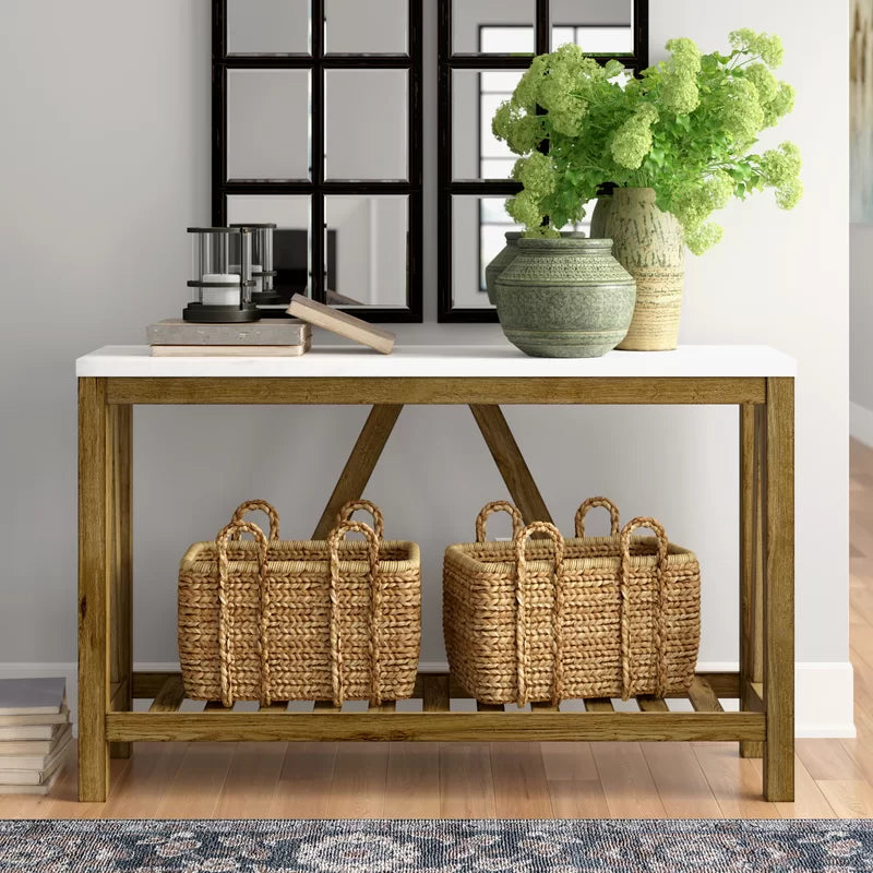 Rakira Modern Farmhouse Console Table