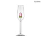 Creative 3D Pink Glass Rose Build-In Red White Wine Glasses Cup Drinkware Goblet Champagne Flute Household Lovely Valentine Gift