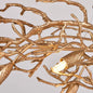 Retro Crystal LED Chandeliers Gold Luxury Lighting Illuminator for Living Room Hanging Light Fixture Kitchen Light