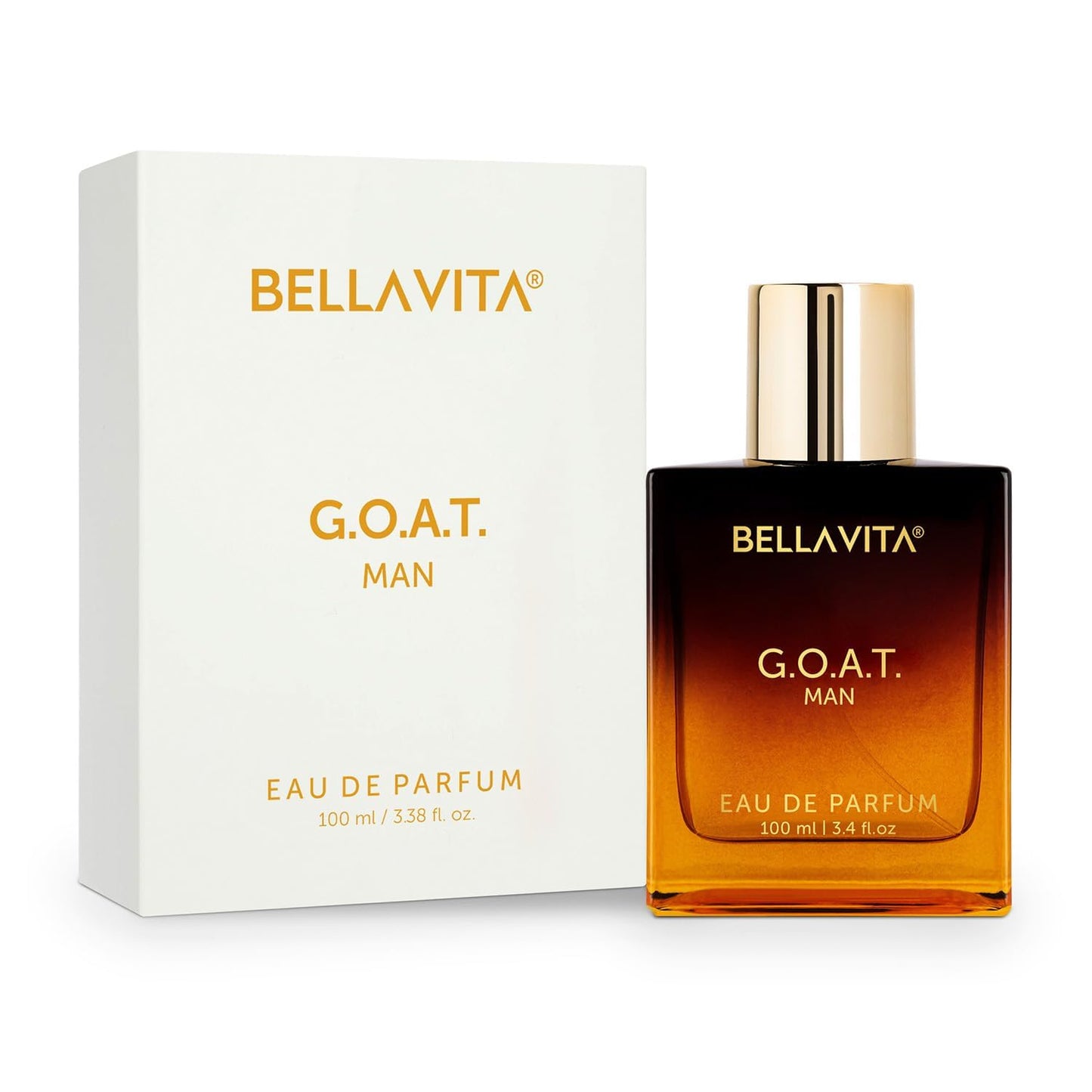 Bellavita Luxury G.O.A.T. Men'S Eau De Parfum (3.4 Fl.Oz) | Natural Refreshing N