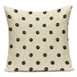 Black White Decorative Throw Pillows Case Geometric Sofa Cushion Cover Polyester Pillowcase Cover for Sofa Home Bedroom